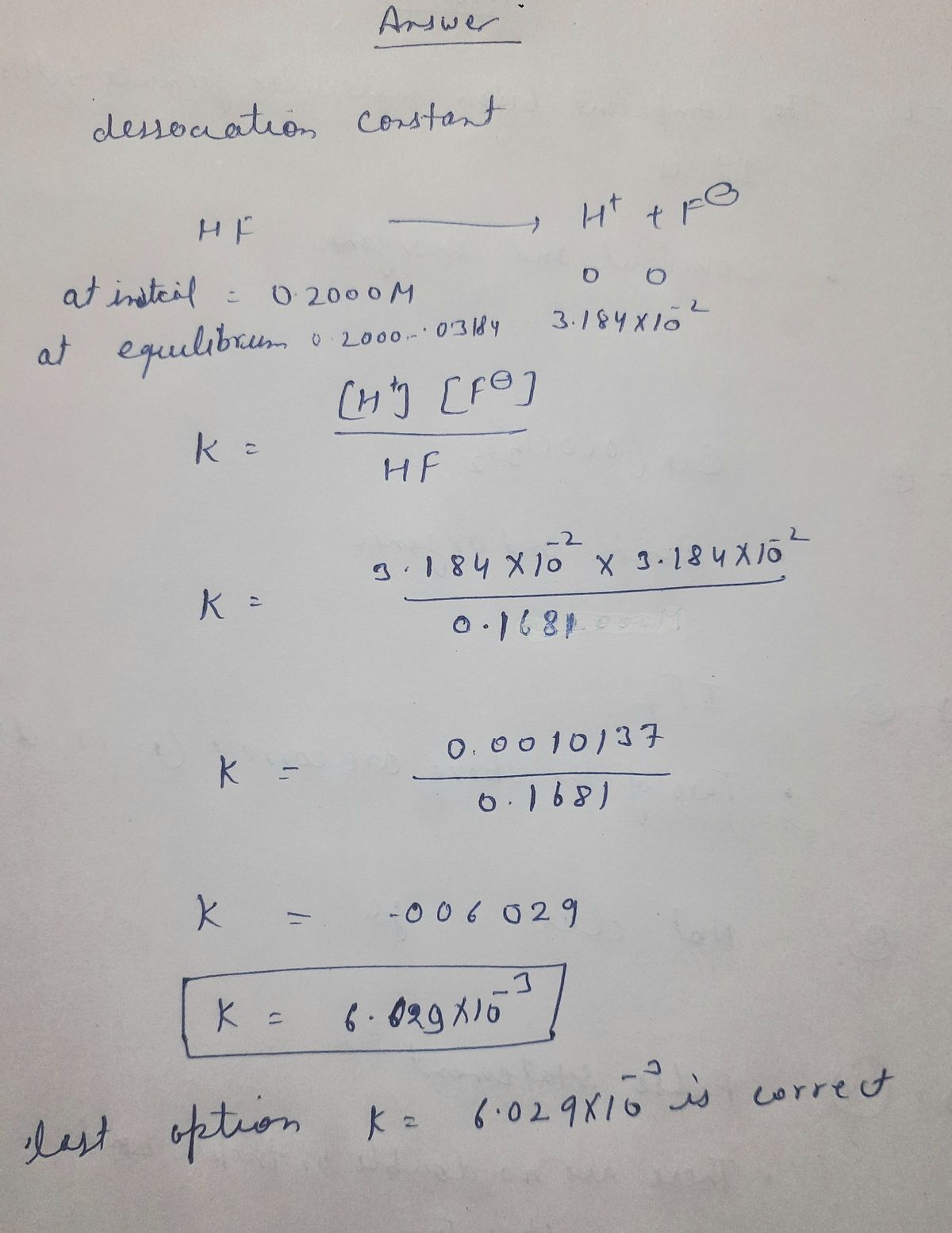 Chemistry homework question answer, step 1, image 1