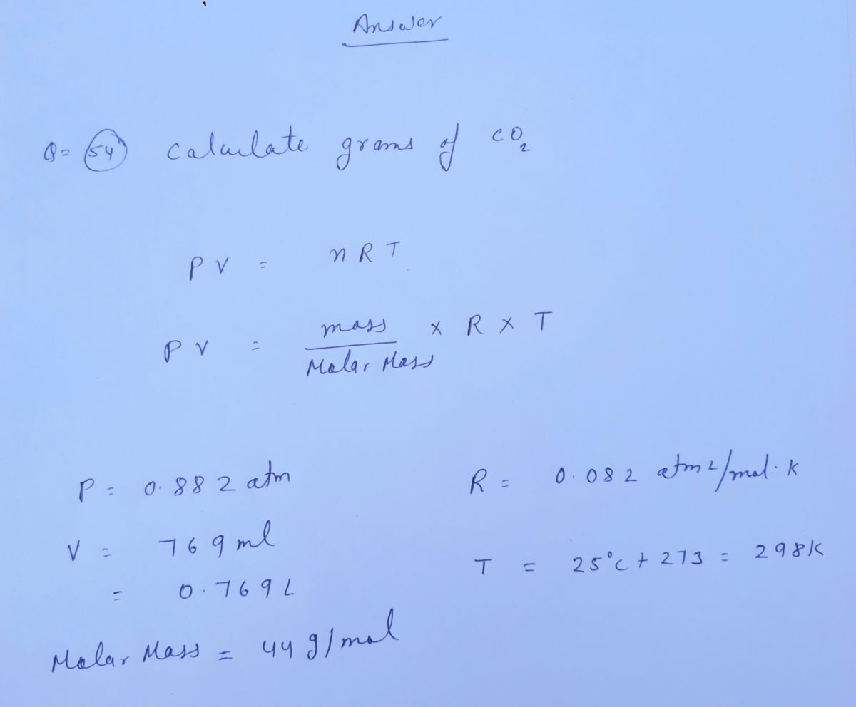 Chemistry homework question answer, step 1, image 1