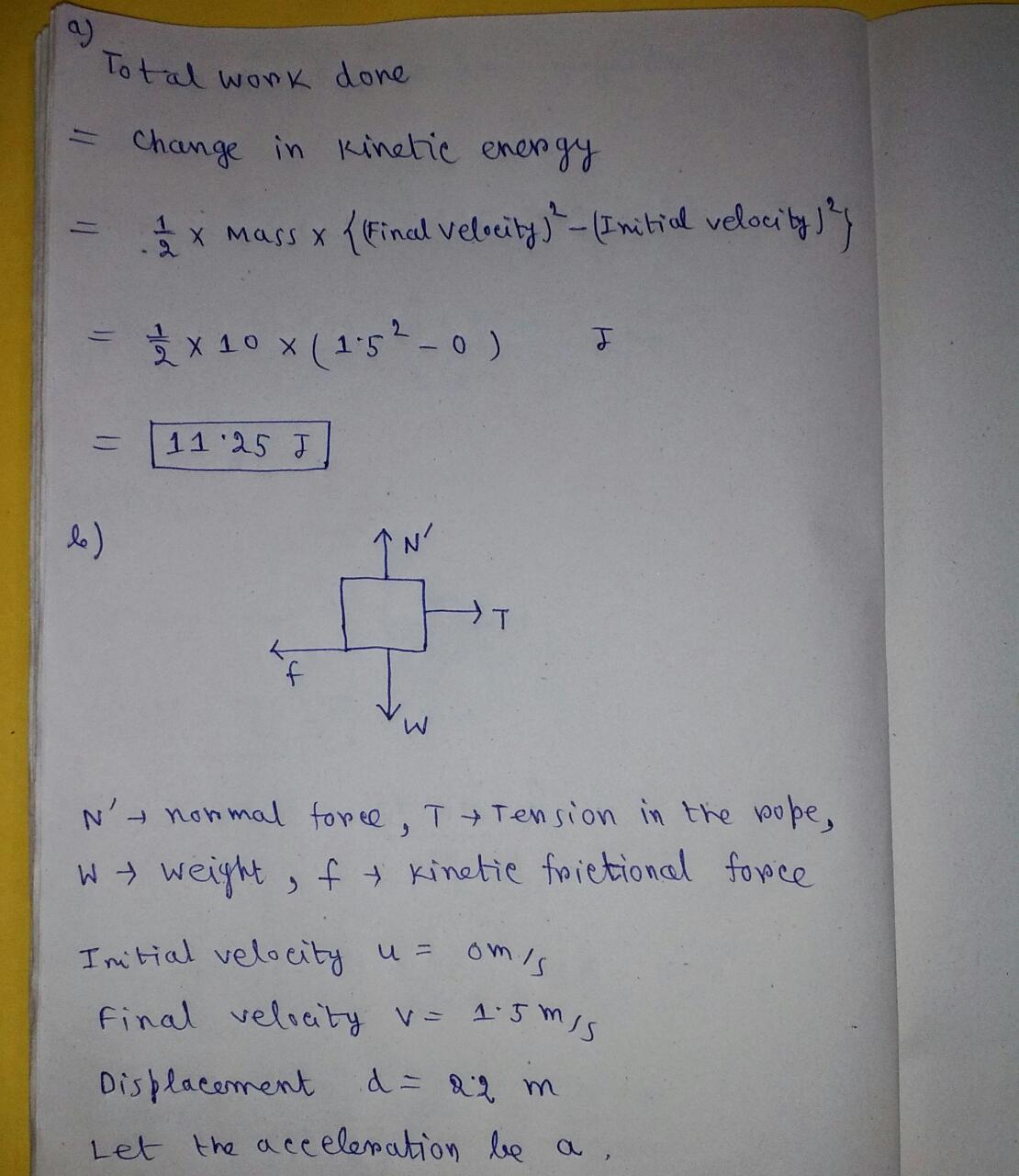 Physics homework question answer, step 1, image 1