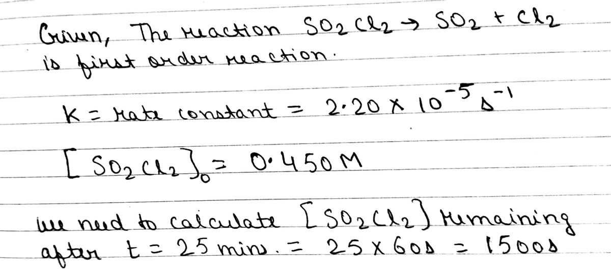 Chemistry homework question answer, step 1, image 1