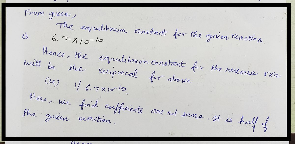 Chemistry homework question answer, step 1, image 1