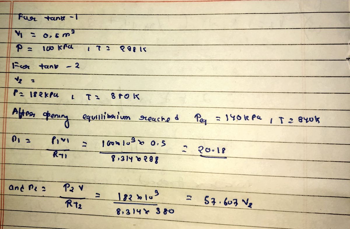 Chemical Engineering homework question answer, step 1, image 1