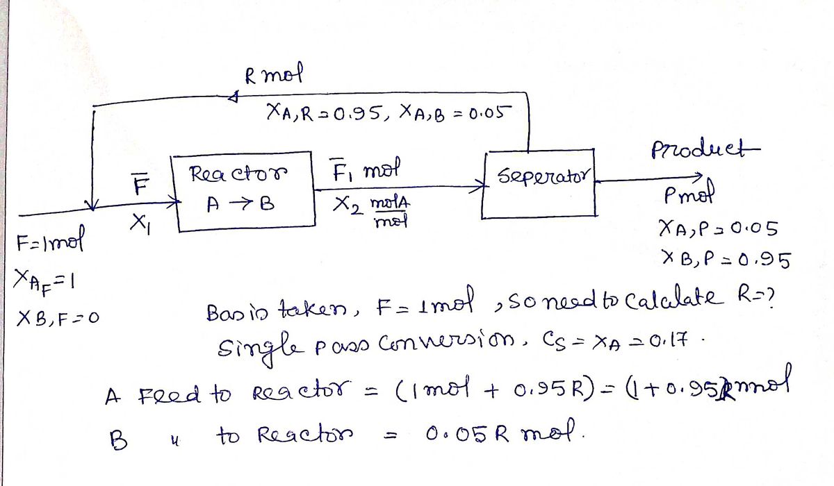 Chemical Engineering homework question answer, step 1, image 1