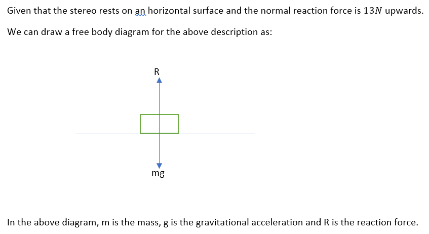 Physics homework question answer, step 1, image 1