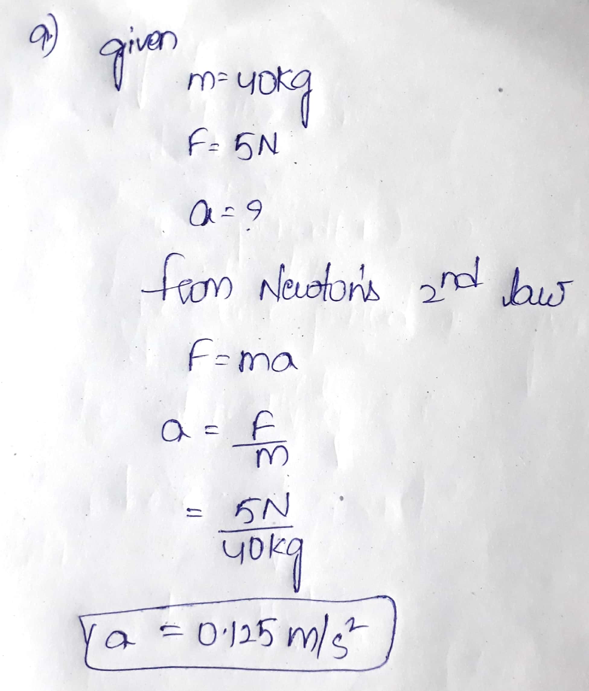 Physics homework question answer, step 1, image 1