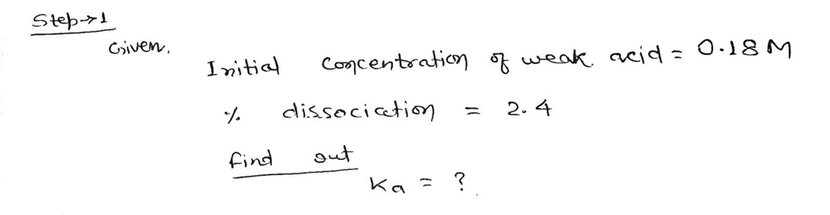 Chemistry homework question answer, step 1, image 1