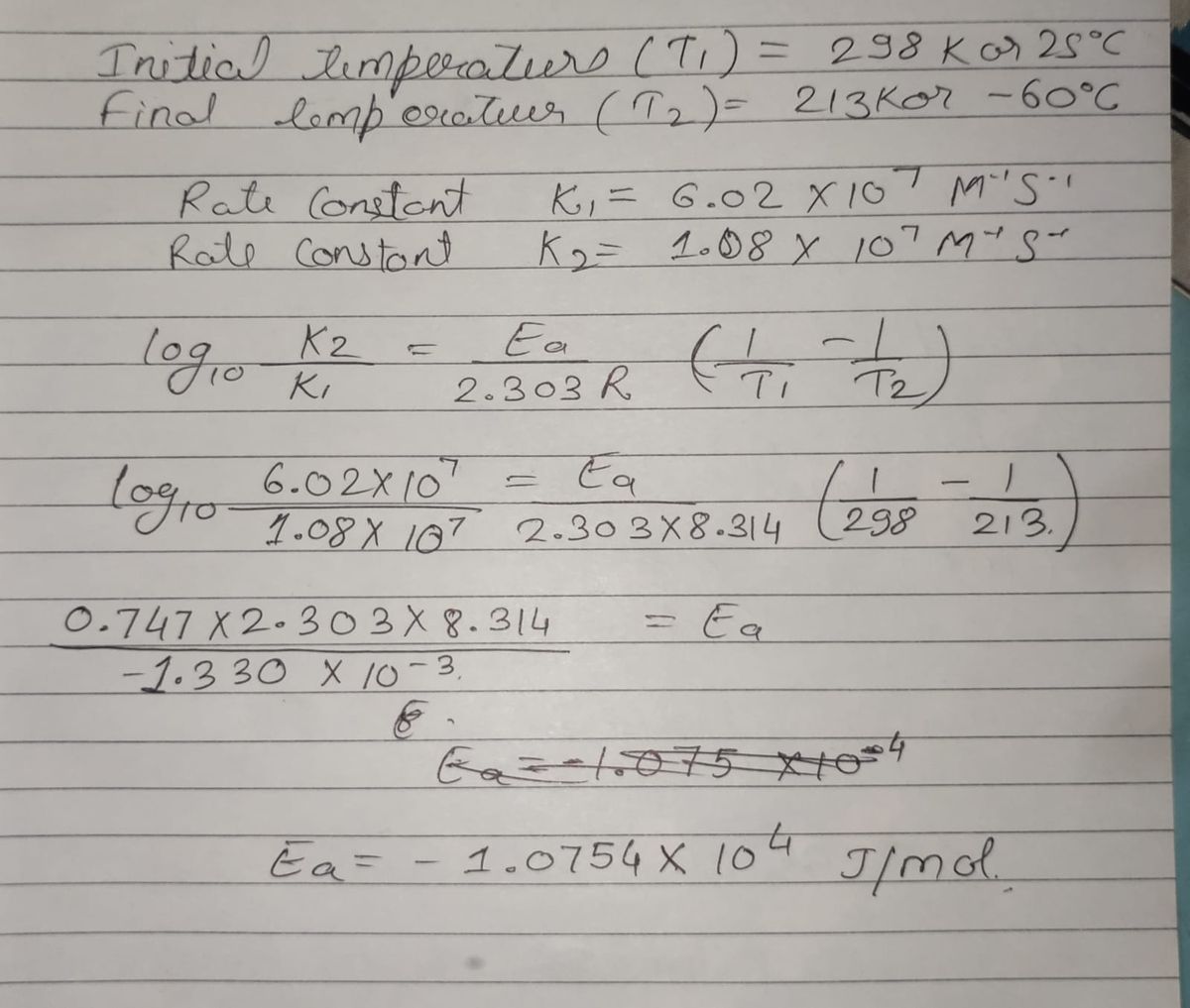 Chemistry homework question answer, step 1, image 1