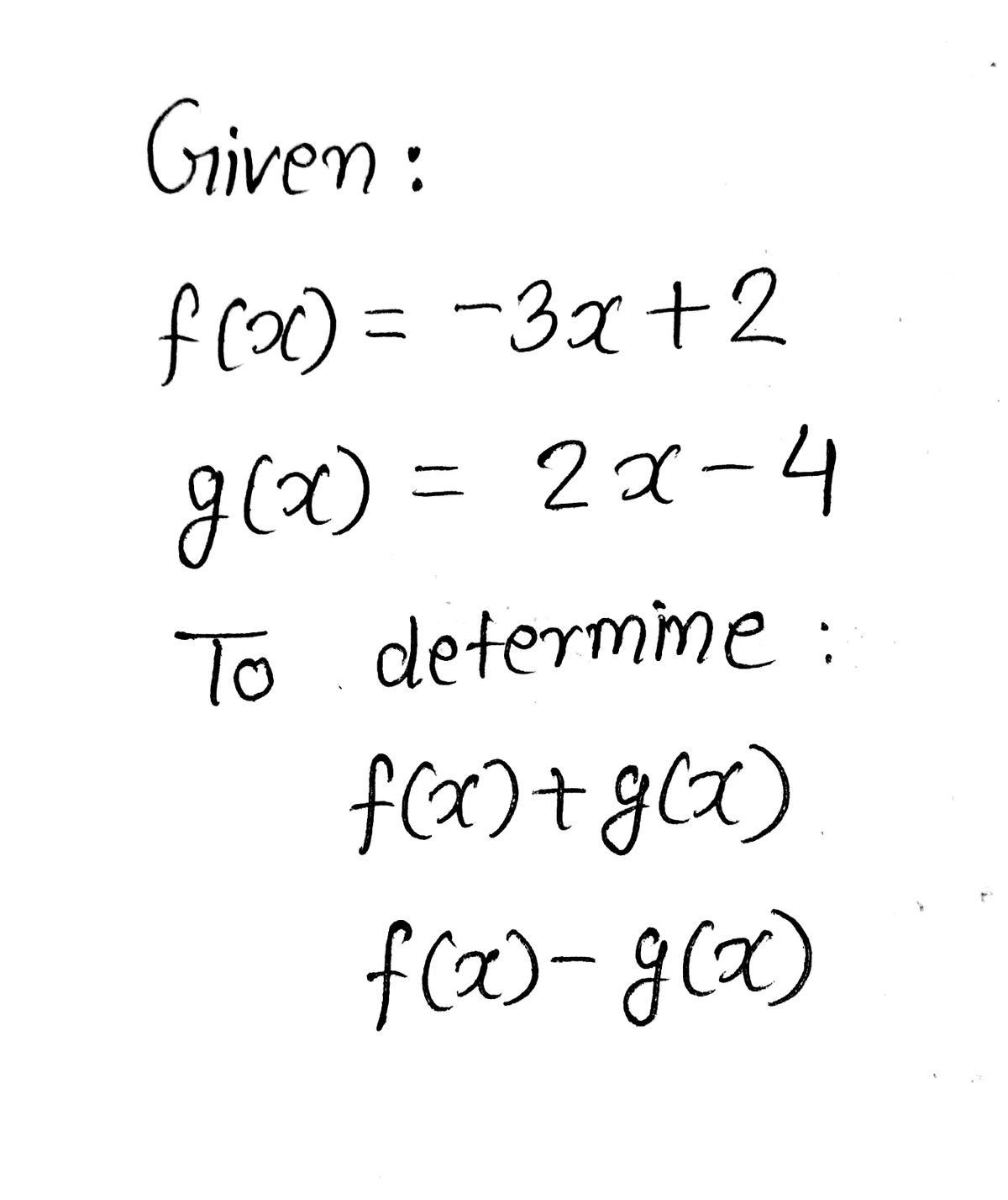 Algebra homework question answer, step 1, image 1