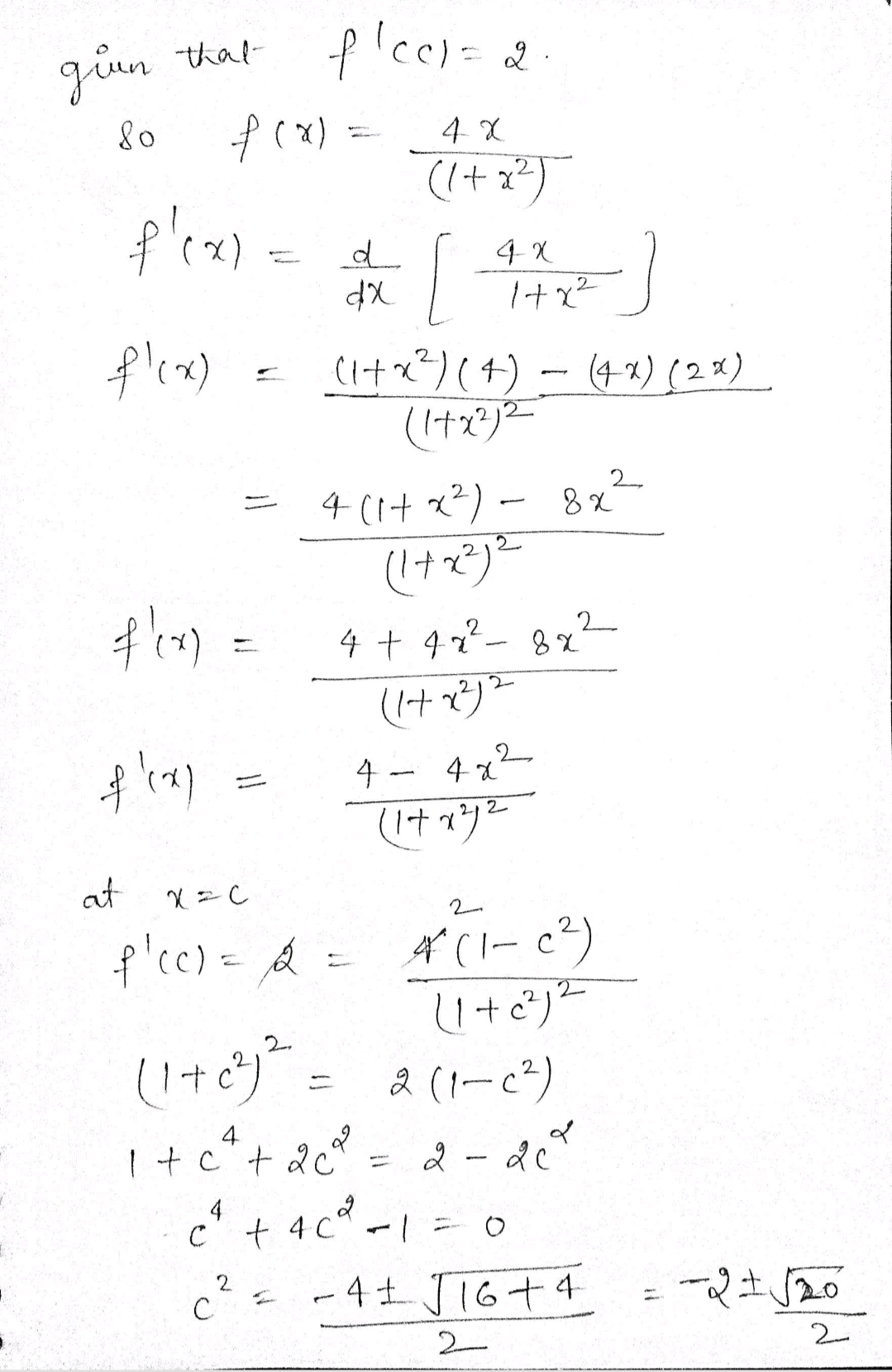 Calculus homework question answer, step 1, image 1