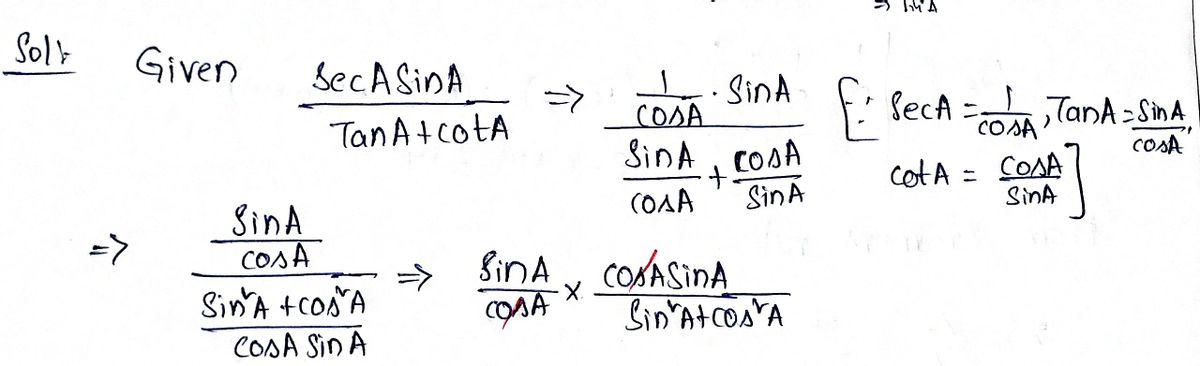 Trigonometry homework question answer, step 1, image 1