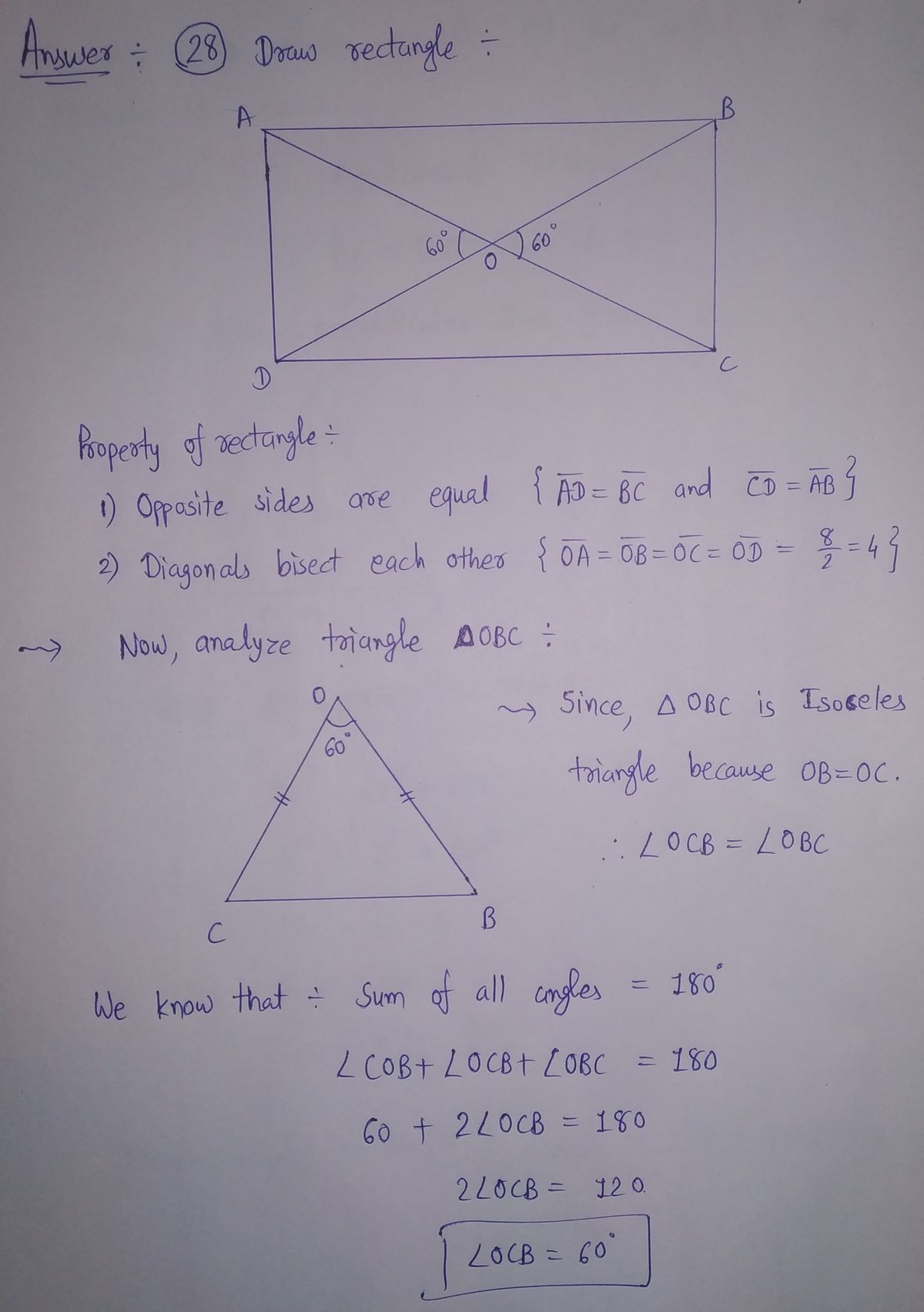 Geometry homework question answer, step 1, image 1