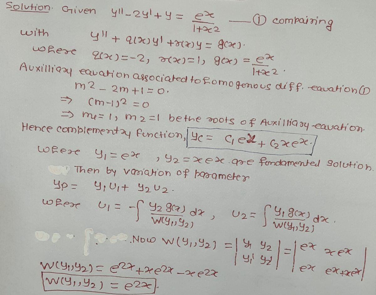 Advanced Math homework question answer, step 1, image 1