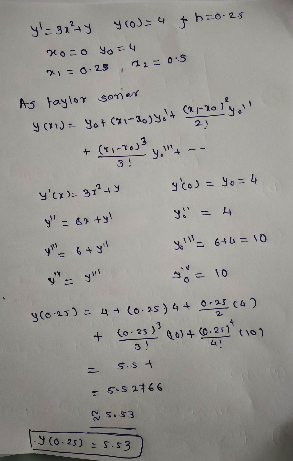 Advanced Math homework question answer, step 1, image 1