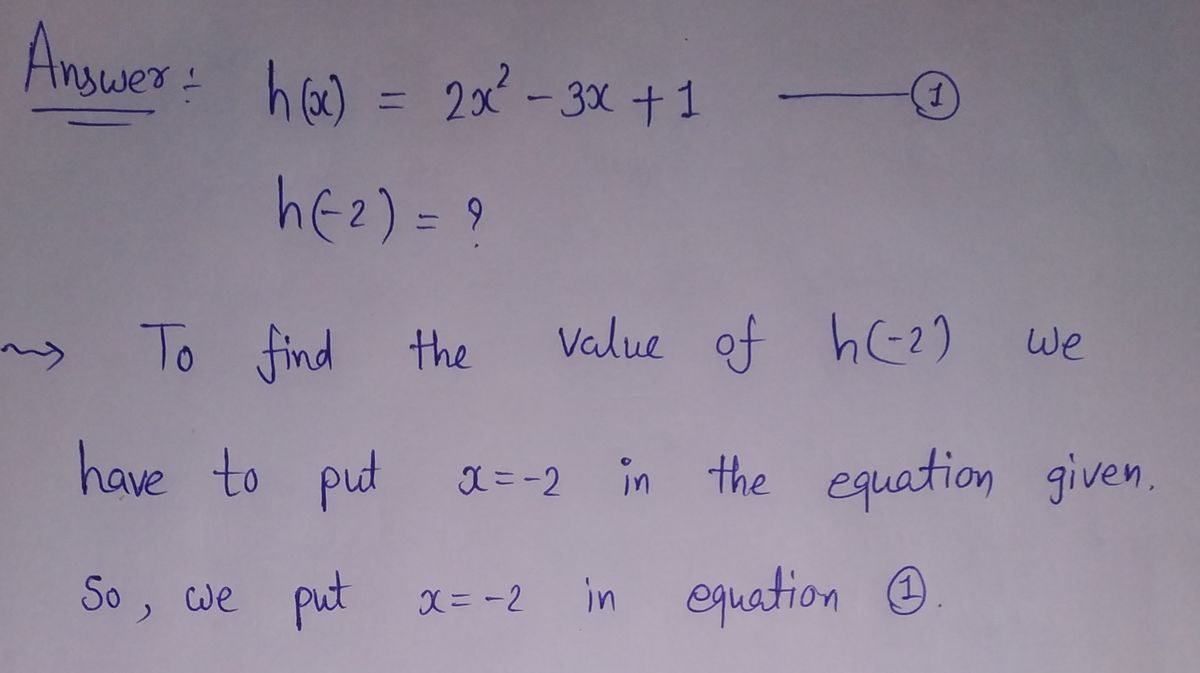 Algebra homework question answer, step 1, image 1