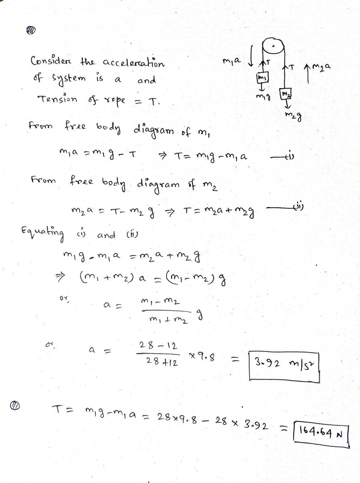 Physics homework question answer, step 1, image 1