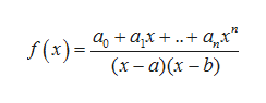 a, +aх +..+a, х"
(х - а) (х - b)
Гк)-
