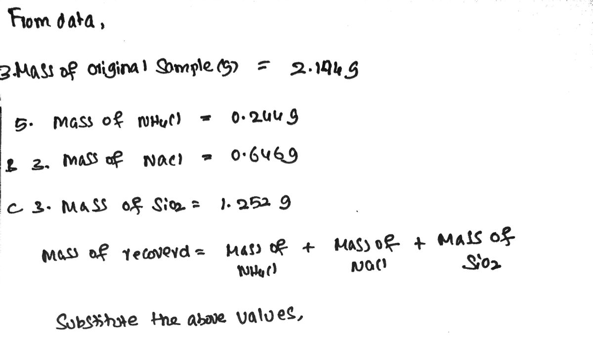 Chemistry homework question answer, step 1, image 1