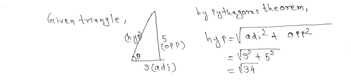 Trigonometry homework question answer, step 1, image 1