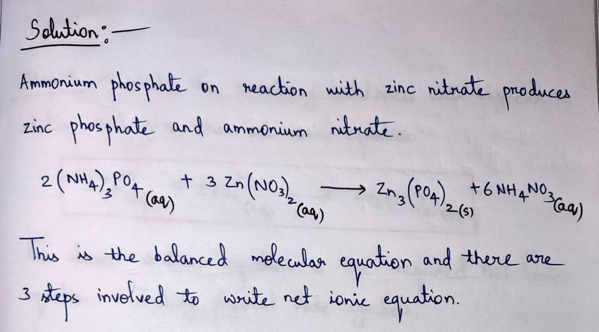 Chemistry homework question answer, step 1, image 1