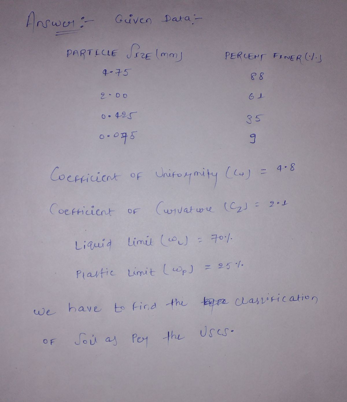 Civil Engineering homework question answer, step 1, image 1