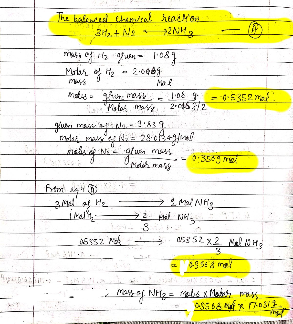 Chemistry homework question answer, step 1, image 1