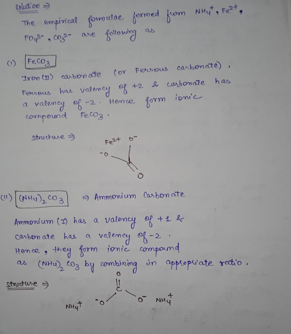 Chemistry homework question answer, step 1, image 1