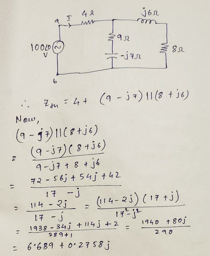 Electrical Engineering homework question answer, step 1, image 1