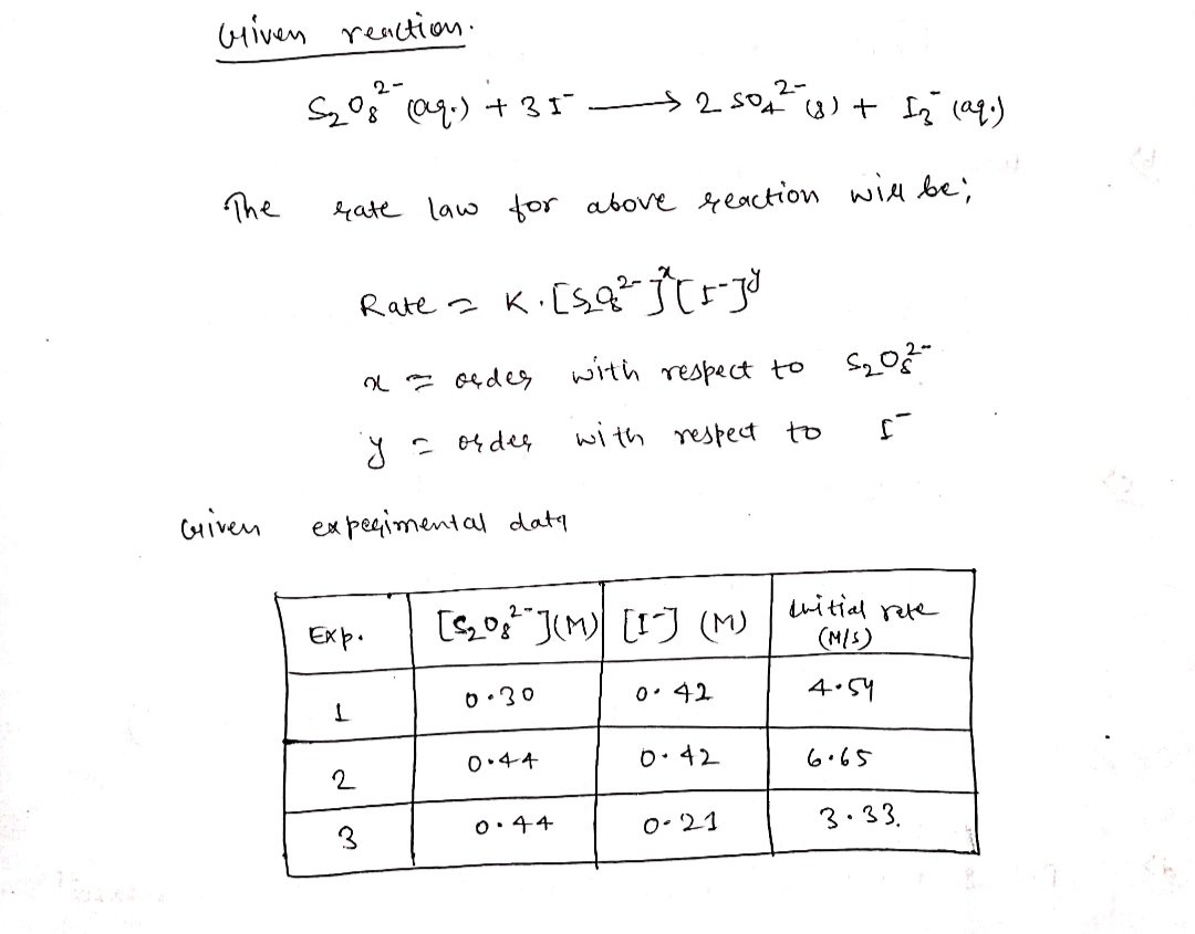 Chemistry homework question answer, step 1, image 1