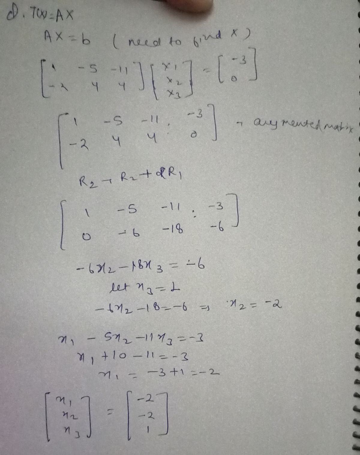 Algebra homework question answer, step 1, image 1