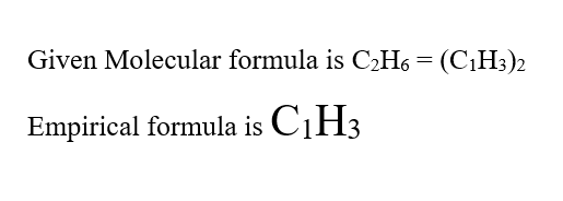 Answered Empirical formulas for C2H6 N2O4 bartleby