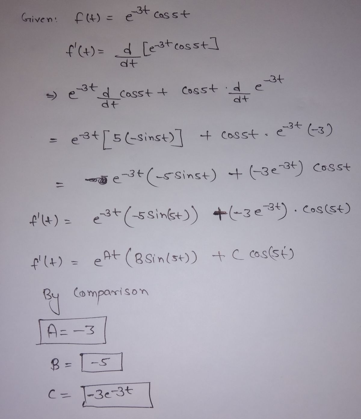 Calculus homework question answer, step 1, image 1