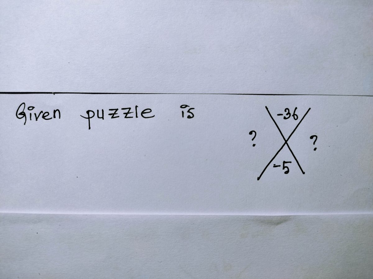 Algebra homework question answer, step 1, image 1