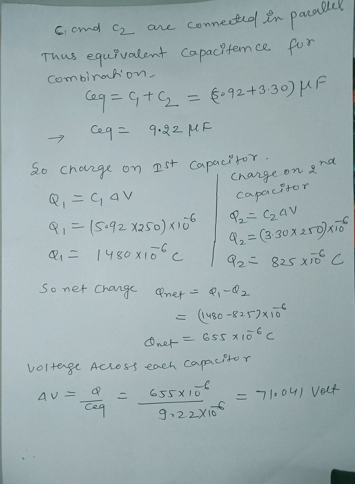 Physics homework question answer, step 1, image 1