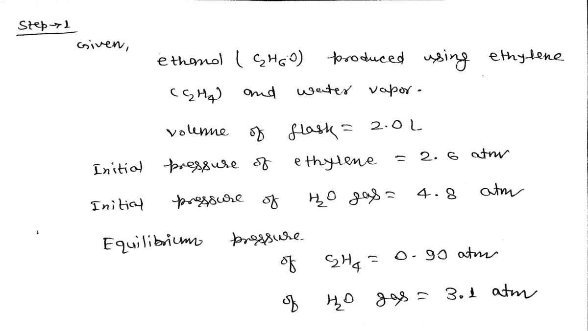 Chemistry homework question answer, step 1, image 1