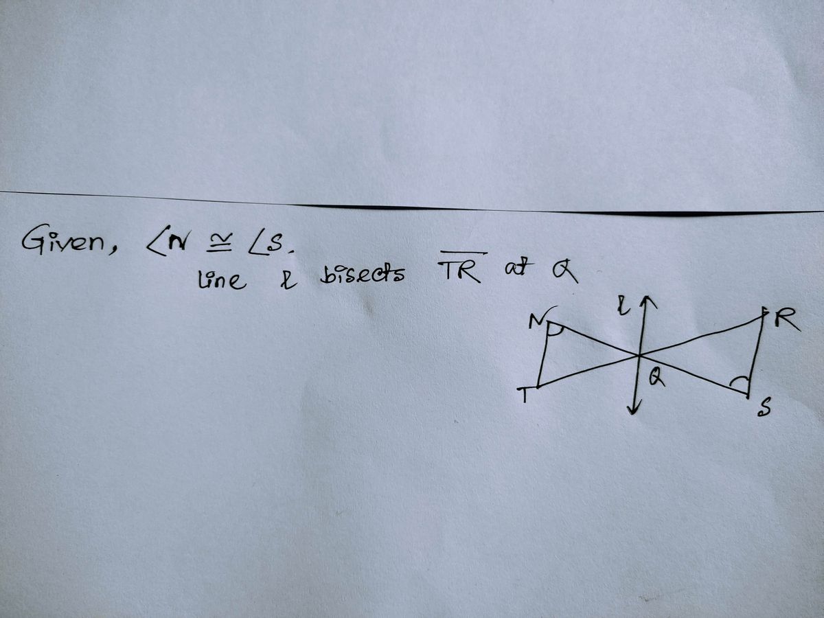 Geometry homework question answer, step 1, image 1