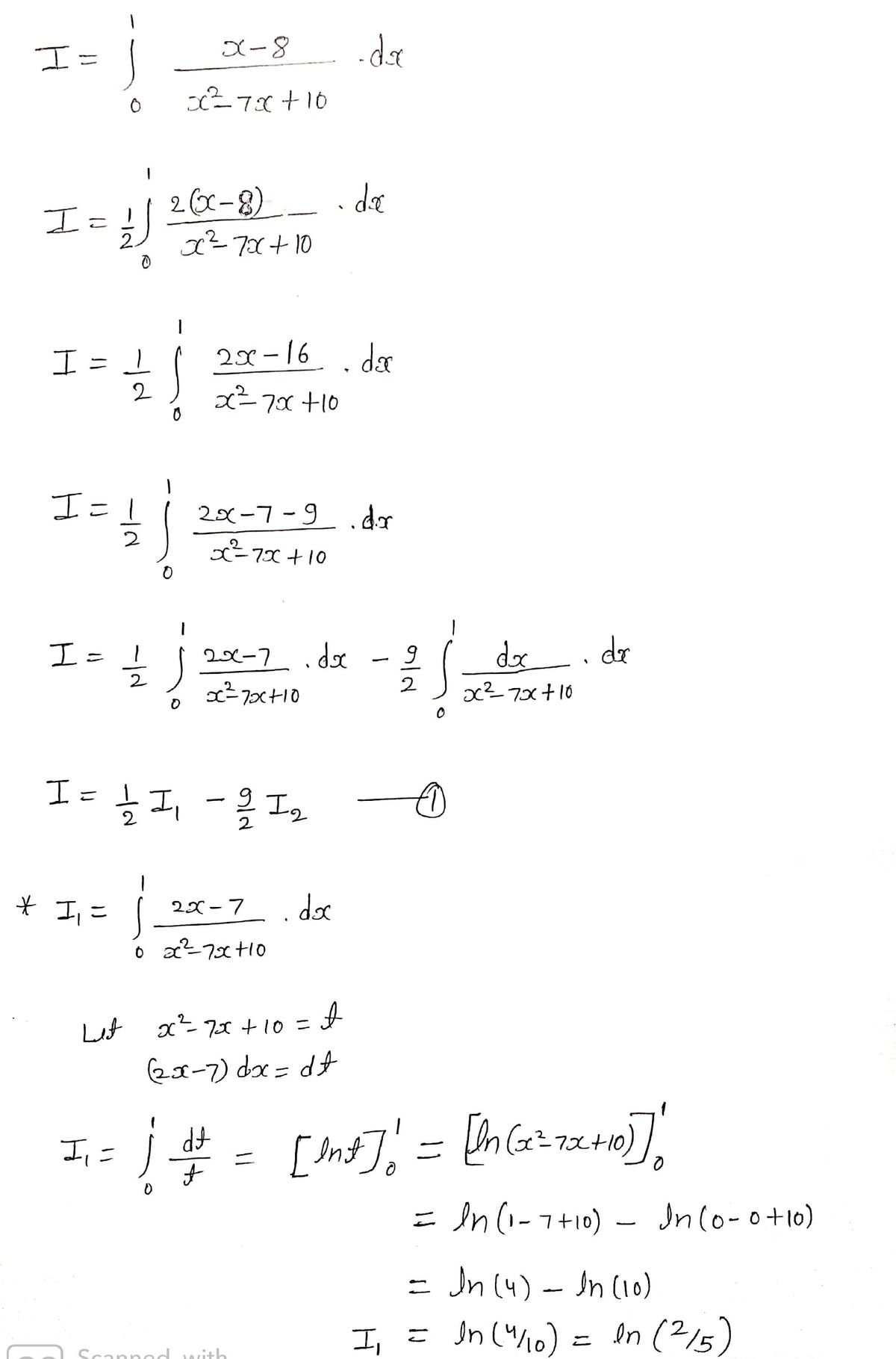 Calculus homework question answer, step 1, image 1