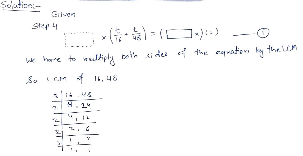 Algebra homework question answer, step 1, image 1