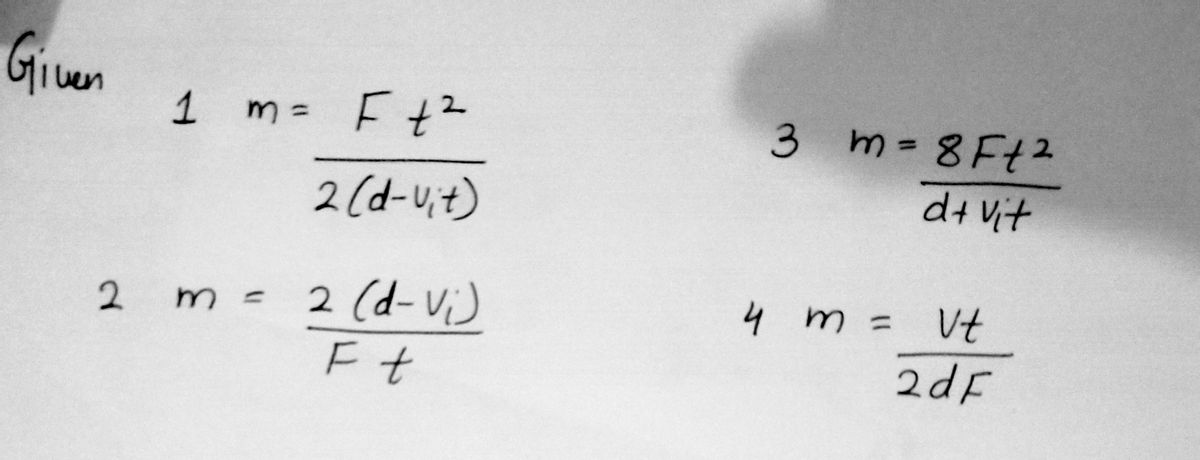 Physics homework question answer, step 1, image 1