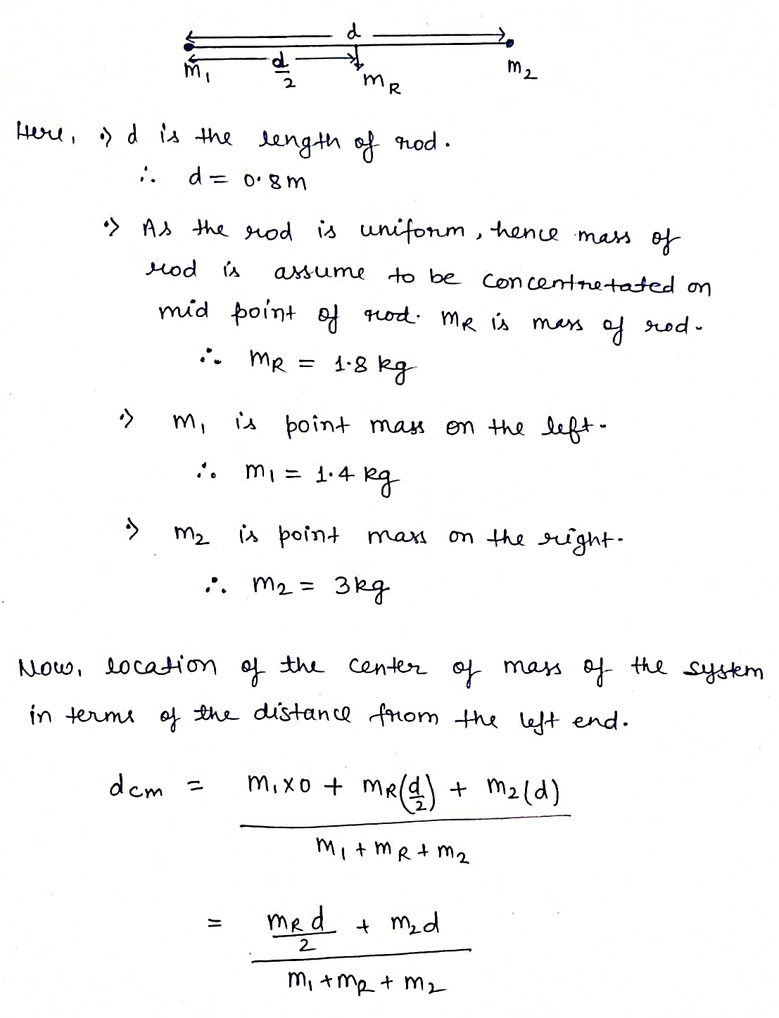 Physics homework question answer, step 1, image 1