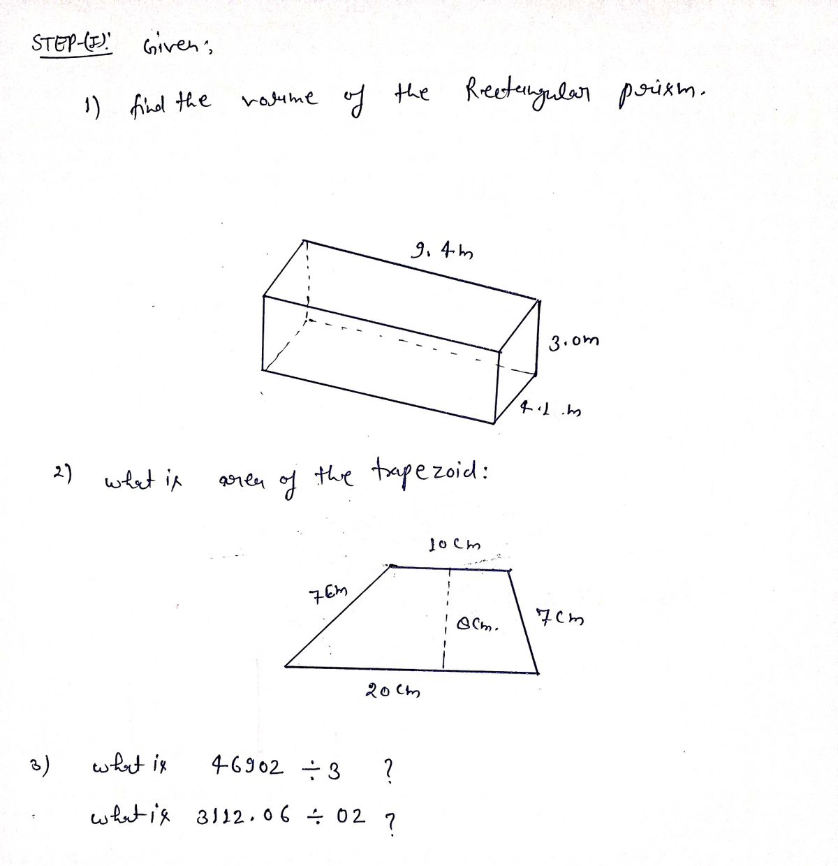 Algebra homework question answer, step 1, image 1