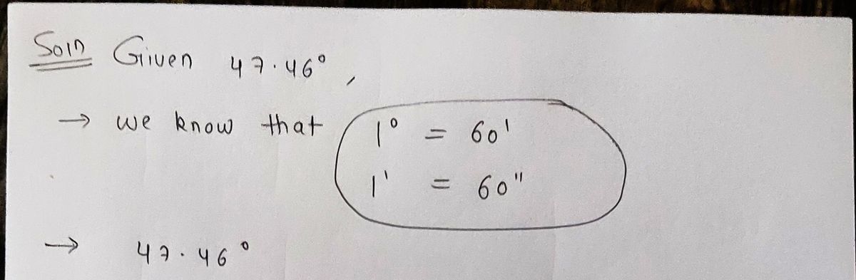 Trigonometry homework question answer, step 1, image 1