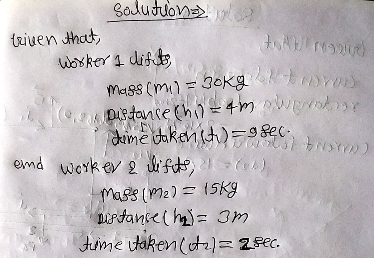 Physics homework question answer, step 1, image 1