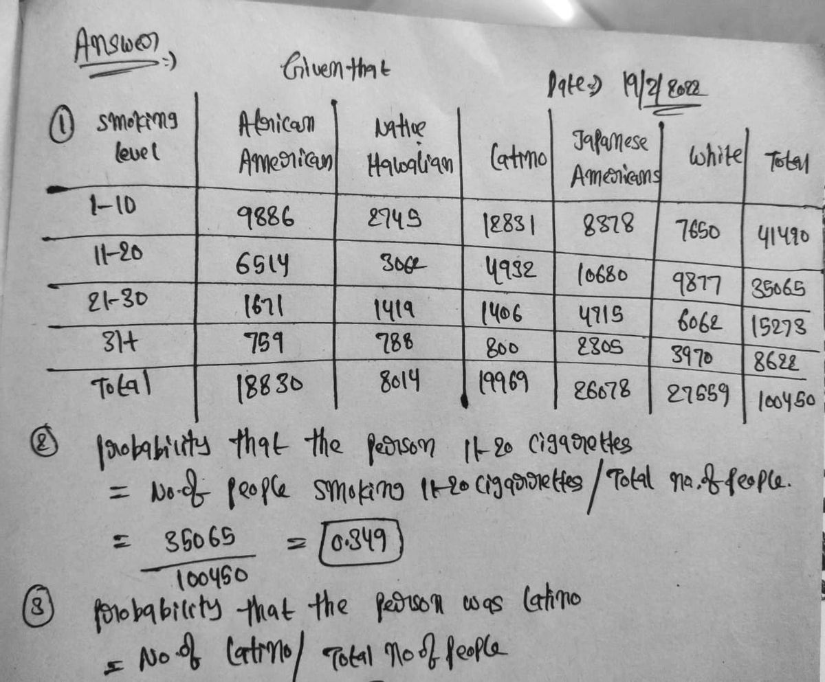 Probability homework question answer, step 1, image 1