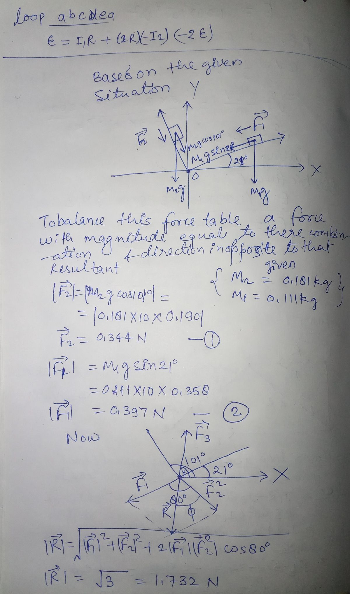 Physics homework question answer, step 1, image 1