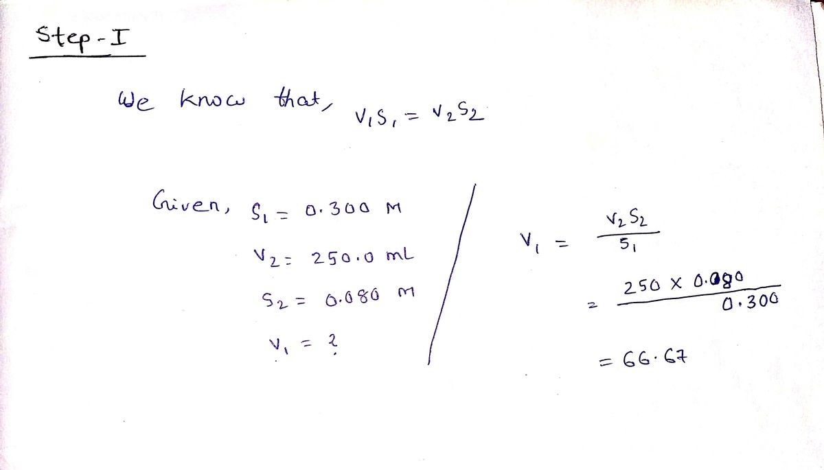 Chemistry homework question answer, step 1, image 1