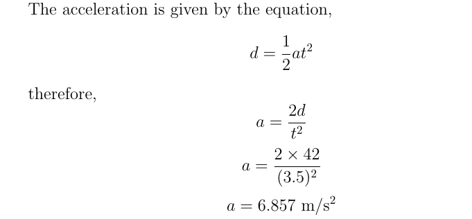 Physics homework question answer, step 2, image 1