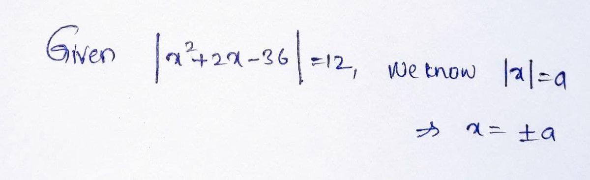 Algebra homework question answer, step 1, image 1