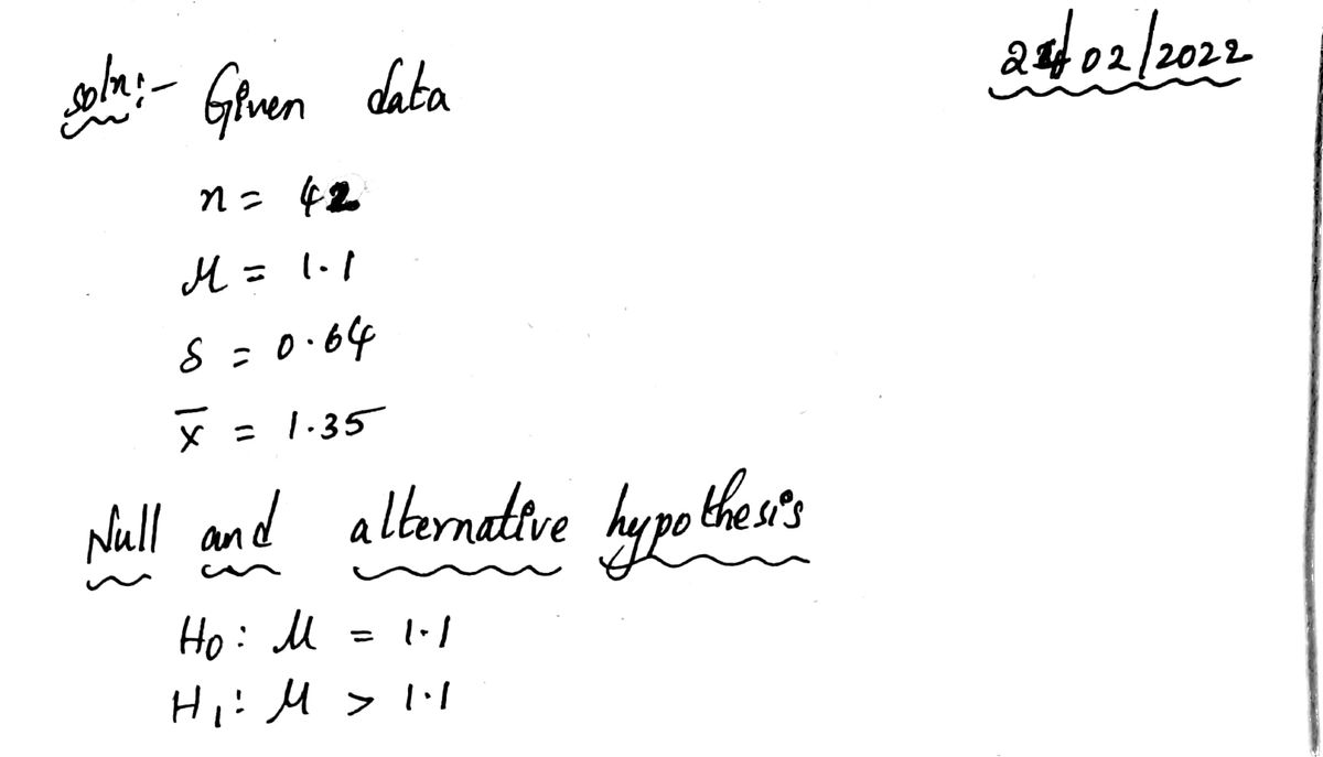 Statistics homework question answer, step 1, image 1