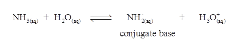HO
3(aq)
H,O)
NH
NH
2(a)
(aq)
conjugate base
