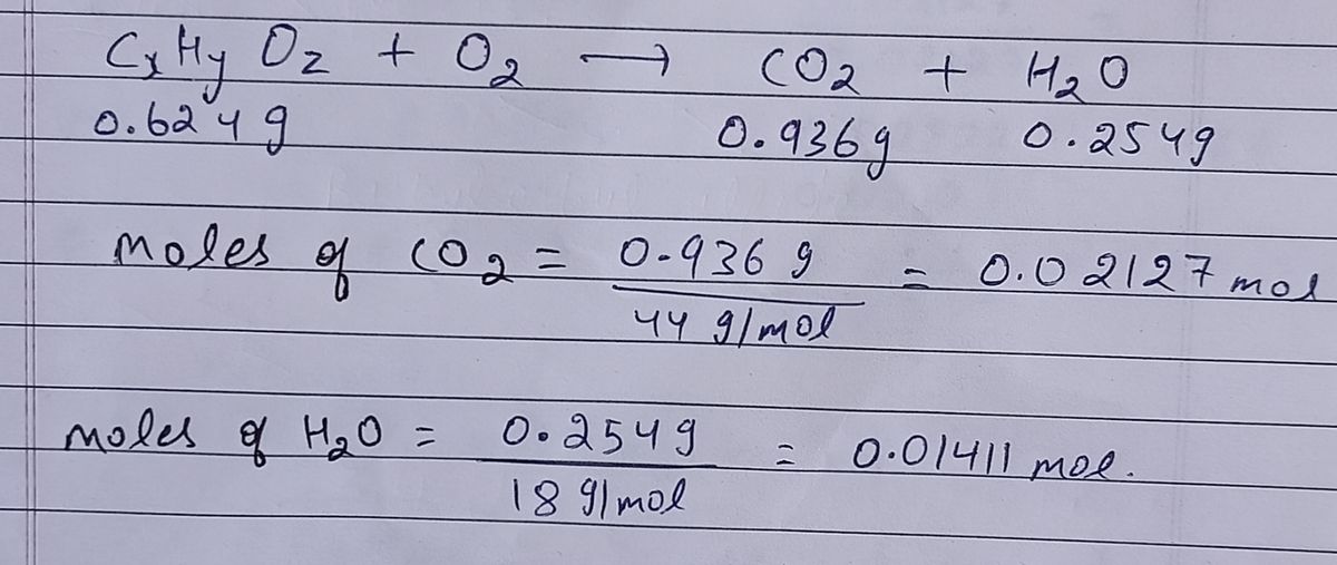 Chemistry homework question answer, step 1, image 1